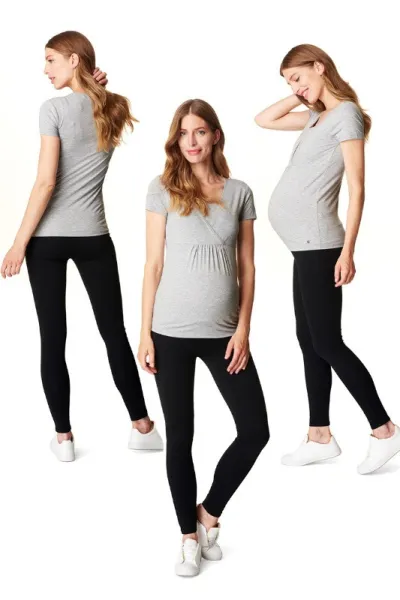 Colanti/ leggings gravide bumbac organic - Imaginea 2