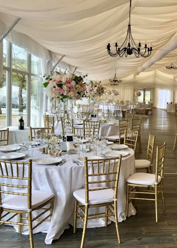Scaun Evenimente Chiavari Auriu - Imaginea 1