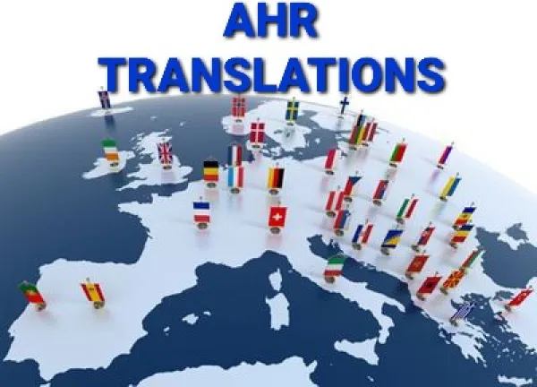AHR TRANSLATIONS - English, Italiano, Deutsch, Espanol, Francais, Turkce, Hrvatski, Magyar, Ellinika, Russkii - Imaginea 9