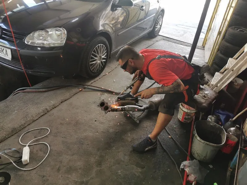 Sudura Tobe, Reparatii Tobe Esapament, Racord Flexibil - Prel Ghencea - Imaginea 1