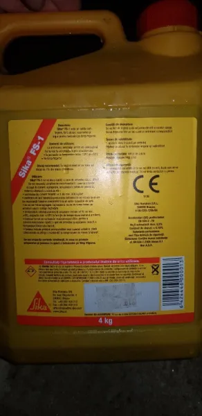 Vand aditiv anti- inghet SIKA FS- 1 la bidon de 4 kg - Imaginea 3