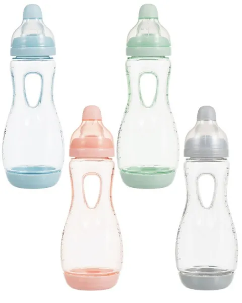 Biberon anticolici Easy- Grip ( usor de tinut) 240 ml - Imaginea 1