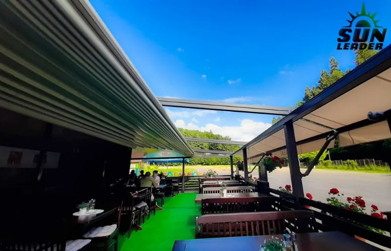 Pergole Retractabile pentru Terase Rezidentiale sau Horeca - Imaginea 6
