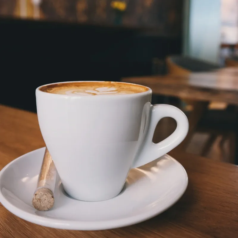 Set cafea-  ceasca + farfurie - Imaginea 1