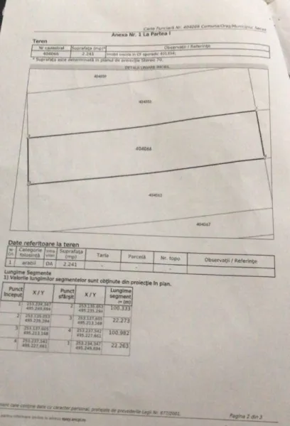 Proprietar vand 3 x parcele teren intravilan de 2. 241 m2 la Crivobara - Imaginea 4