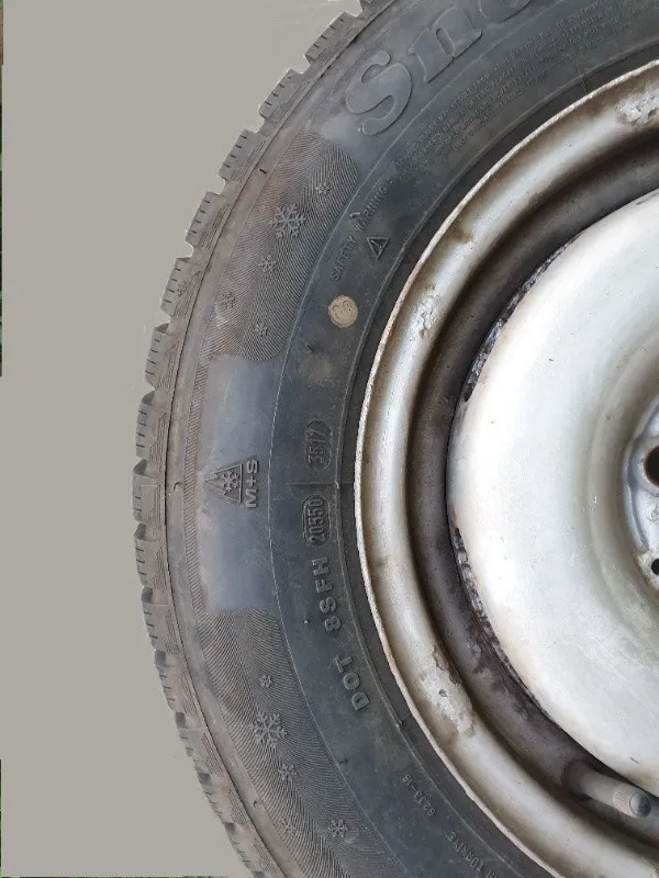 and 4 x jante tabla + 4 x anvelope iarna 175 / 70 R 13 second hand - Cielo / Opel - Imaginea 6