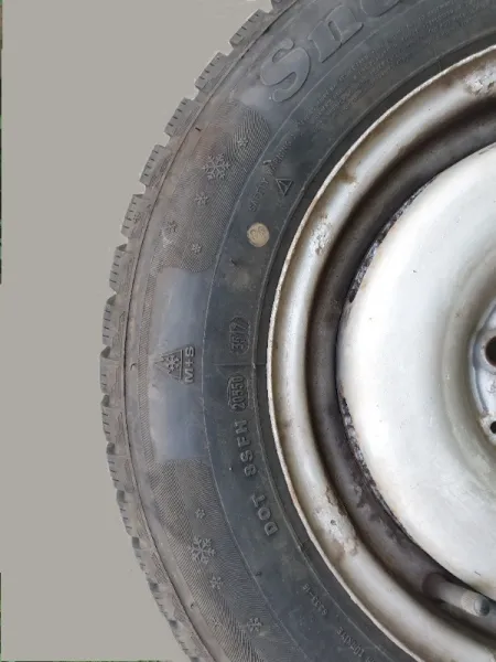 and 4 x jante tabla + 4 x anvelope iarna 175 / 70 R 13 second hand - Cielo / Opel - Imaginea 6