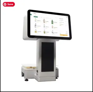 Sistem POS all- in- One cu ecran dublu de vanzare cu ridicata pentru restaurante si supermarketuri