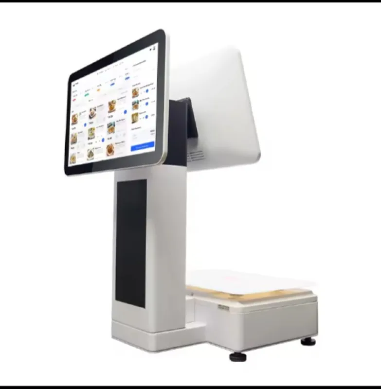 Sistem POS all- in- One cu ecran dublu de vanzare cu ridicata pentru restaurante si supermarketuri - Imaginea 2