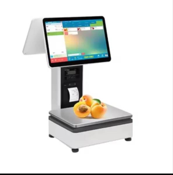 Sistem POS all- in- One cu ecran dublu de vanzare cu ridicata pentru restaurante si supermarketuri - Imaginea 3