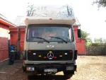 Vand MERCEDES BENAZ 17 tone camion, platforma, prelata sau pt apicol stupi, stare f buna - Miniatura 2