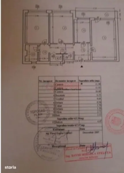 Apartament 3 camere decomandat, 68mp, Titan, Baba Novac, 93. 000euro - Imaginea 10