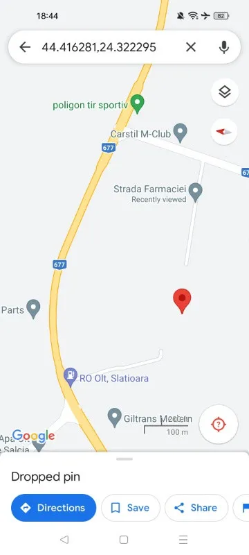 Teren intravilan 5000m2 Slatioara Olt - Imaginea 1