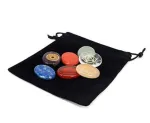 Set 7 chakre din cristale + cadou placa divinatie chakre - Miniatura 4