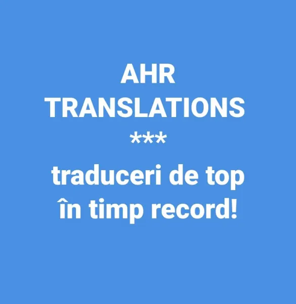 Ai acte de tradus in Targu- Mures? Lasa- ne un mesaj!   Traduceri autorizate- Traduceri legalizate - AHR - Imaginea 1