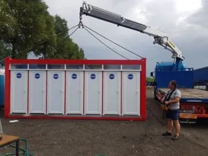 TOALETE ECOLOGICE, CABINA PAZA, CONTAINERE BIROU , GARD MOBIL , GRAD TIP JANDARMERIE