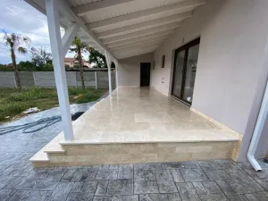 Travertin pentru terasa