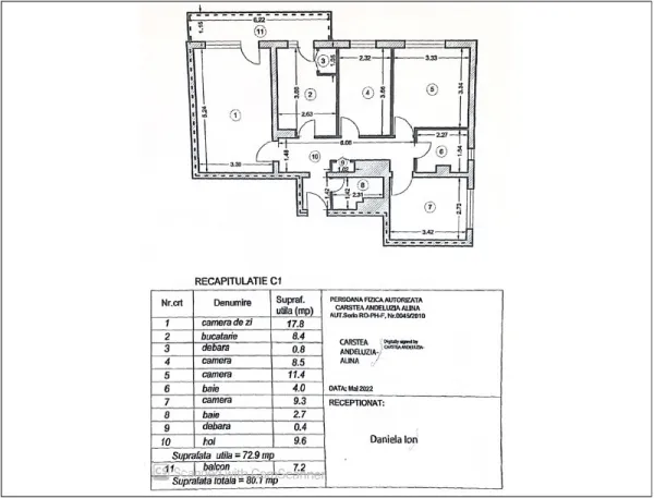 Vand Apartament 4 camere decomandat si doua bai Republicii - Imaginea 11