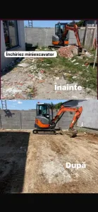 Inchiriez miniexcavator
