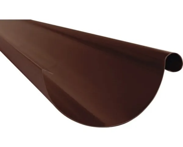 Jgheab Precit Roof O 125 mm 3 m maro ciocolatiu RAL8017 - Imaginea 1