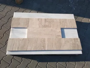Placaj marmura Breccia Sarda 60x20x2