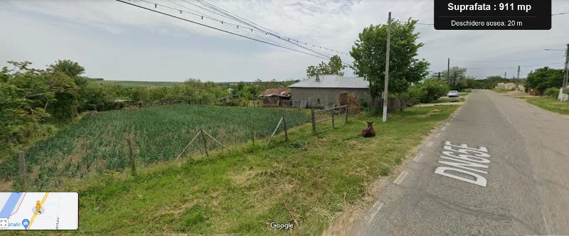 Vand teren intravilan 911 mp, deschidere 20 m, in jud. Teleorman, com. Bogdana, sat Ulmeni - Imaginea 1