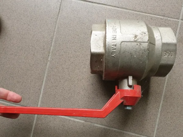 Vand Robinet cu bila de 3 toli / 3" - NOU filet interior / interior - Imaginea 2