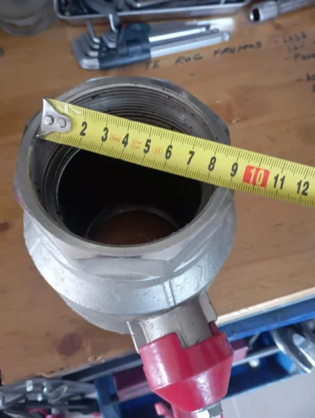 Vand Robinet cu bila de 3 toli / 3" - NOU filet interior / interior - Imaginea 3