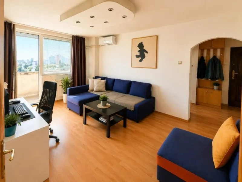 Apartament 2 camere semidecomandat, Dorobanti, 47mp, 169. 000 euro - Imaginea 1