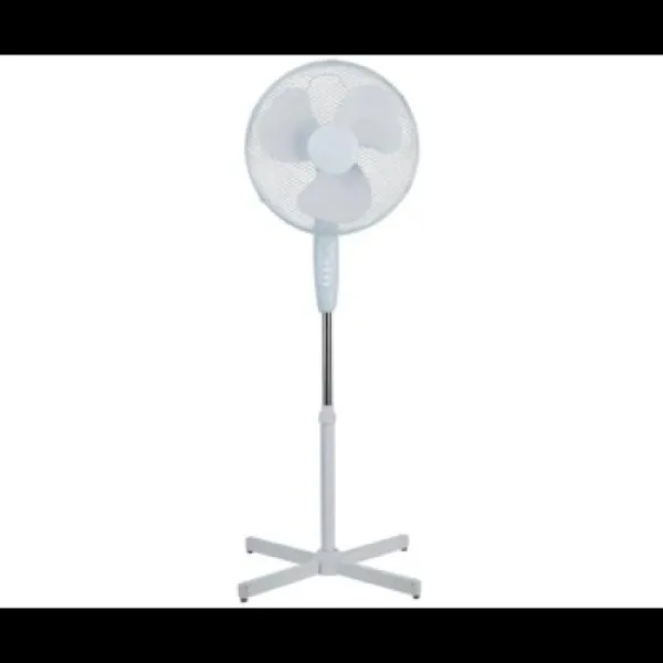 Ventilator cu picior, inaltime 125 cm , oscilant, 3 viteze, alb - Imaginea 1