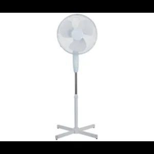 Ventilator cu picior, inaltime 125 cm , oscilant, 3 viteze, alb