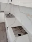 Blaturi de bucatarie din quart compozit Calacatta - Miniatura 2