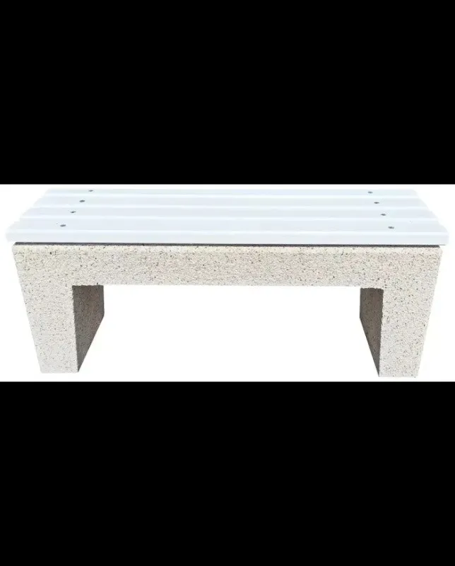 Banci si scaune din beton cu elemente din lemn, diverse modele/ dimensiuni - Imaginea 1