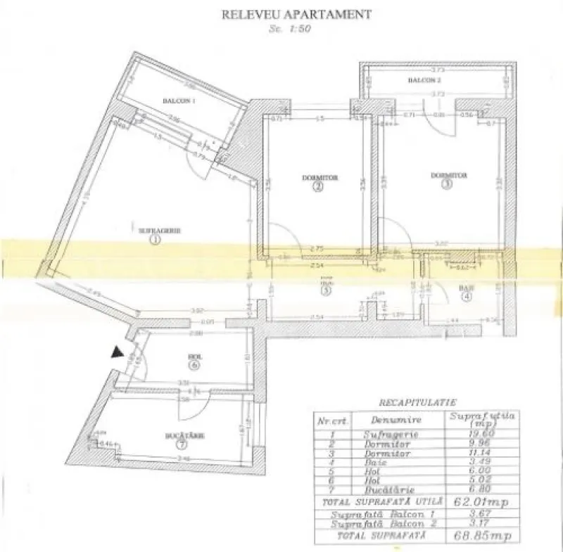 Apartament 3 camere, 69mp, mobilat si utilat, Colentina, 84. 900euro - Imaginea 11