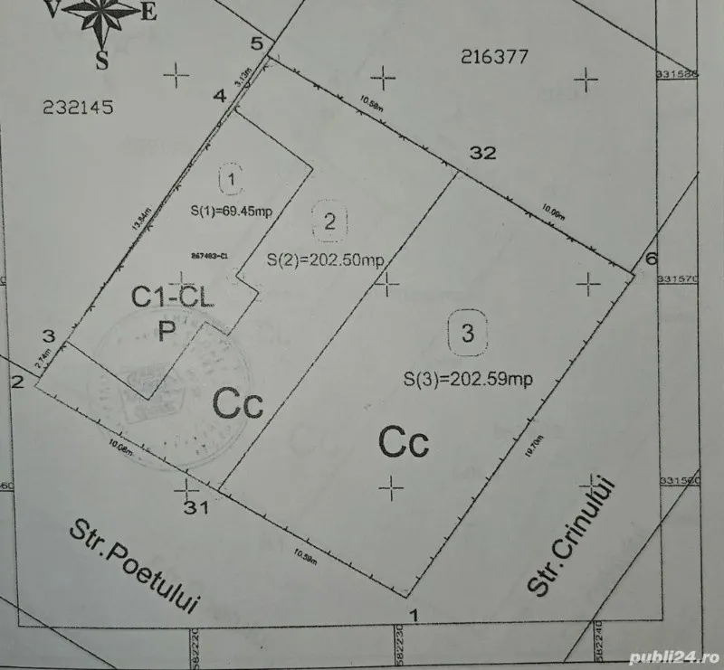 Teren Constructii intravilan de 203 mp, in sos. Chitila - Imaginea 4