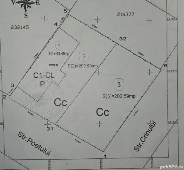 Teren Constructii intravilan de 203 mp, in sos. Chitila - Imaginea 4