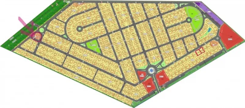 Teren de vanzare, Gulia, complex Eden Forest, deschidere 30ml, 937 mp, 53. 000euro - Imaginea 1
