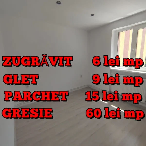 Zugrav Cluj - Napoca Glet Faianta Parchet Polistiren - Imaginea 2