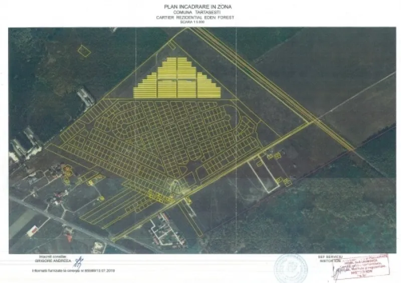 Teren de vanzare, Gulia, complex Eden Forest, deschidere 30ml, 937 mp, 53. 000euro - Imaginea 8