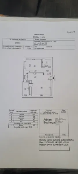 Apartament 2 camere, 46mp, zona Complex Baicului, 143. 000euro - Imaginea 10