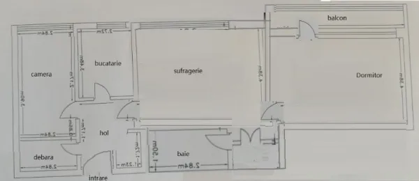 3 camere decomandat Unirii Cantemir tineretului - Imaginea 1