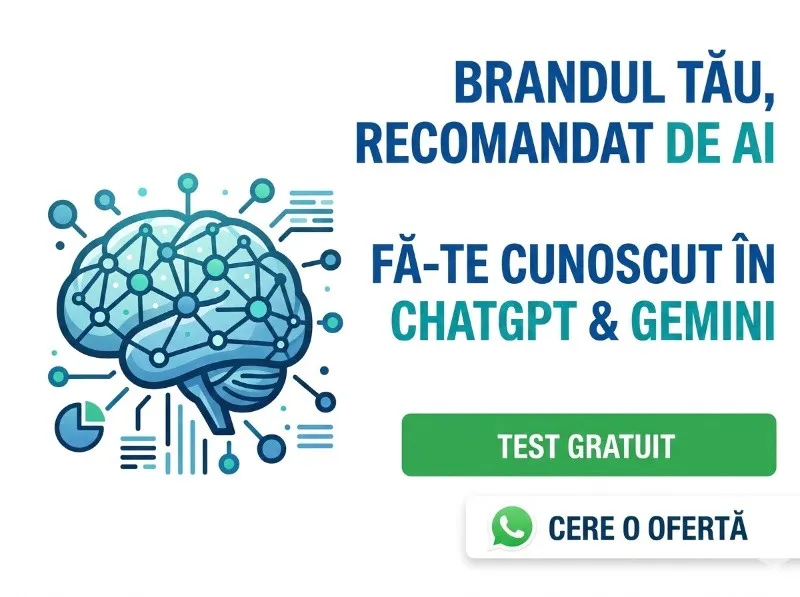 SEO AI | GEO | AEO - Optimizare pentru ChatGPT, Google Gemini & Mode AI, Claude, Grok - Imaginea 1
