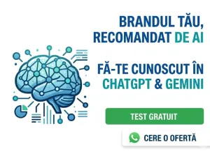 SEO AI | GEO | AEO - Optimizare pentru ChatGPT, Google Gemini & Mode AI, Claude, Grok