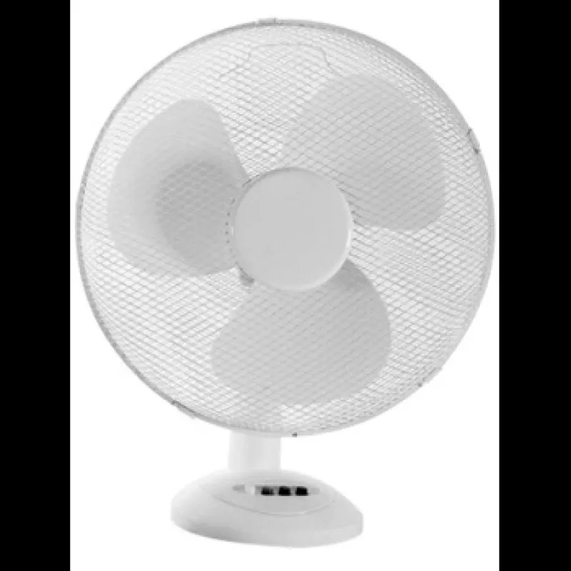 Ventilator de masa , 40 cm , oscilant, 3 viteze, alb - Imaginea 1