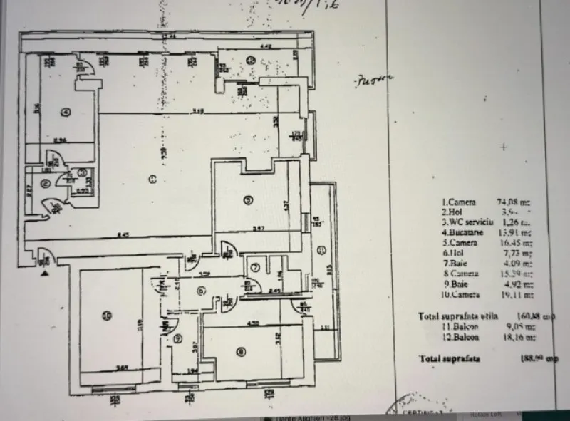 Apartament de lux, 4 camere, 188mp, Cartier Primaverii, 1. 750. 000euro - Imaginea 9