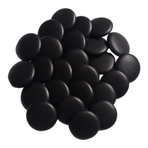 Set 25 nasturi metalici cu picior rotunzi - Imaginea 1