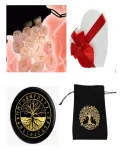 rune set  ametist. cuart roz. carneol. jasp rosu+ placa divinatie cadou - Miniatura 3