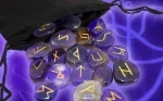 rune set  ametist. cuart roz. carneol. jasp rosu+ placa divinatie cadou - Miniatura 6