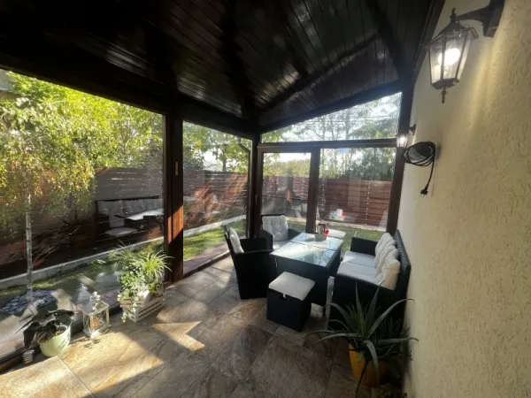 Casa la cheie mobilata si utilata in mogosoaia prelungirea colentina panorui solare frf lac padure - Imaginea 1