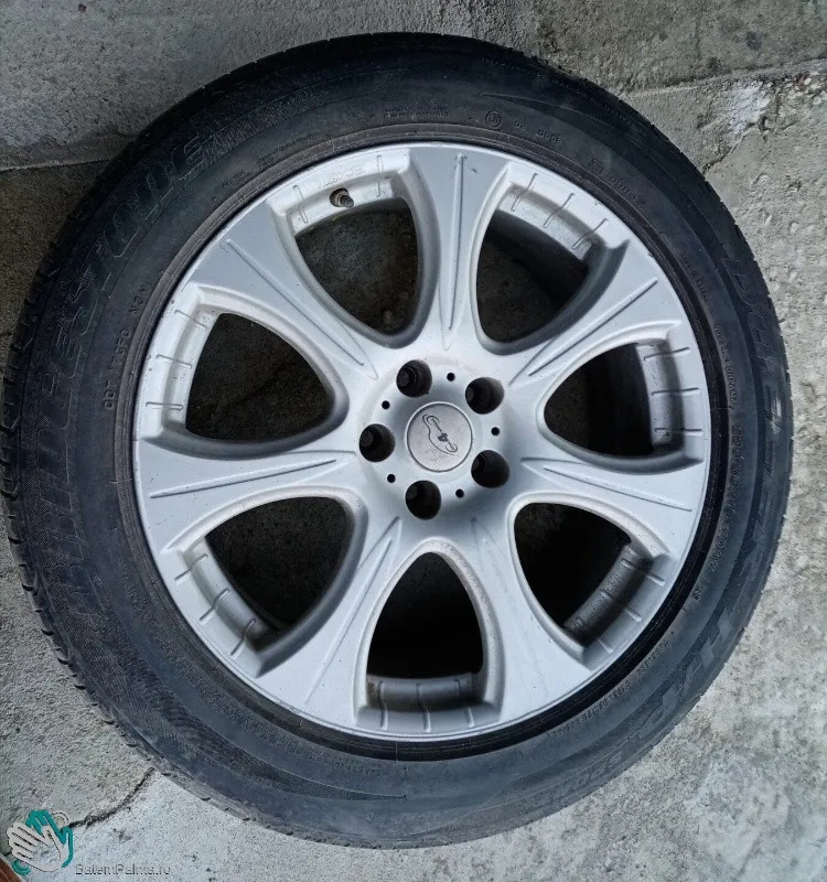 Set jante aliaj/ aluminiu, marca com 4 wheels  anvelope de vara, 235- 55- R19 - 101W, dimensiunea intre prezoane 5 x 114. 3, Jul - Imaginea 1